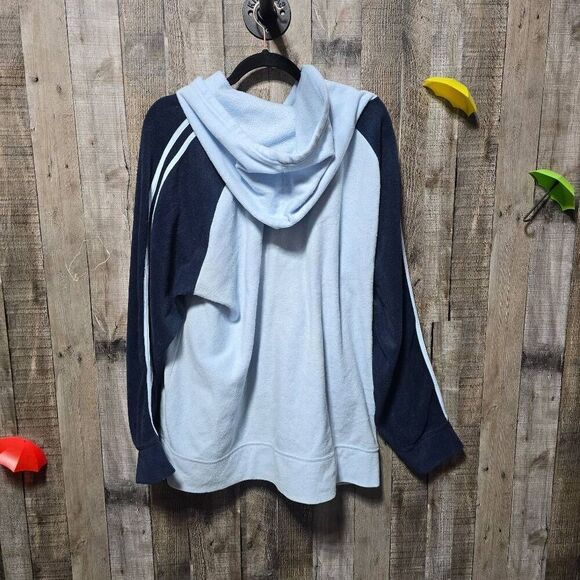 Disney Eeyore Blue Vintage 90s Hoodie Sweatshirt Jacket Fleece - Picture 4 of 5